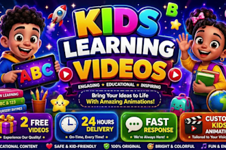 create profitable kids learning videos for youtube kids