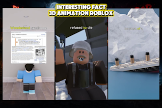 make roblox animated shorts for youtube and tiktok