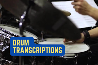 make professional drum transcription