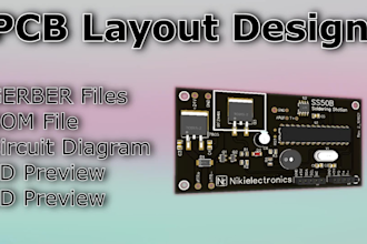 design a pcb layout from schematic