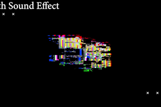 create this stinger glitch transition for videos or streaming