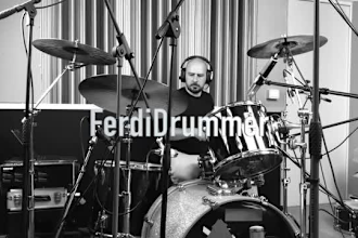 be your session drummer recording real great sounding drums