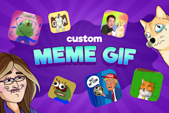 create short crypto meme animations