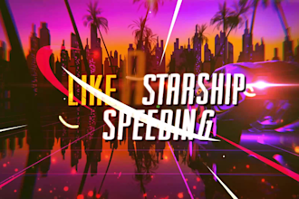 make a creative animated lyric music video