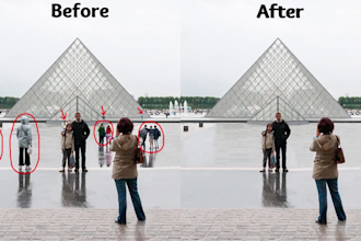 do object removal or persons any real estate interior photos