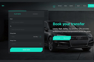 seo and design auto detailing website limousine website limousine leads vtc