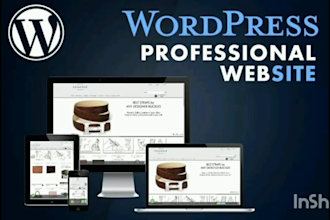 design wordpress website or fix wordpress