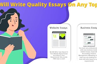 write quality essays on any topic