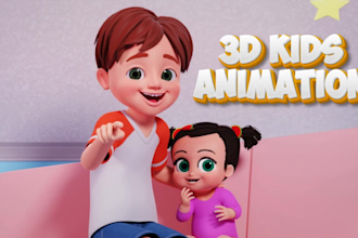 do 3d disney kids animation music video, nursery rhymes lulluby, youtube kids