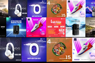do social media creative promotional  advertising ad poster