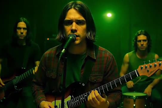create cinematic clip vibe ai music video for your song ai metal rock music vid