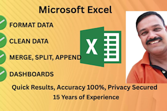 clean, merge, deduplicate, format, microsoft excel files