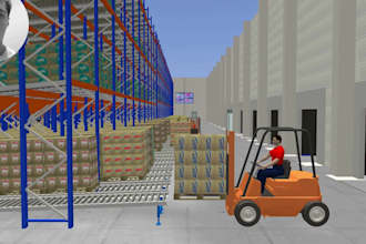 create 3d industrial animation 3d factory tour process 3d warehouse design video
