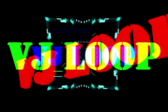 do custom vj loop dj visual loop animation