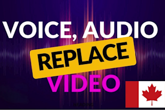 replace video audio using ai voice or your cloned voice