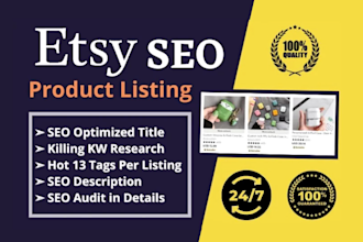 be etsy expert for etsy seo listing to boost your etsy sales