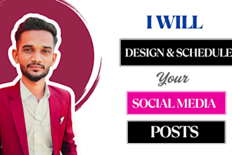 design and schedule amazing posts for instagram and facebook
