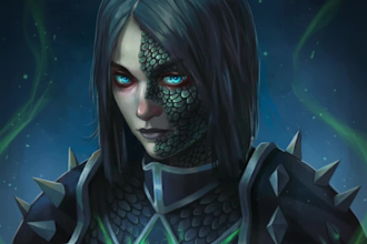 draw fantasy concept art character and dnd digtial painting portrait illustation