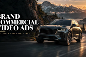 realistic ai car commercial video ads, ai commercials, commercial video ads