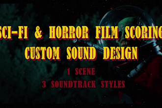 compose professional horror and dark cinematic music for your film