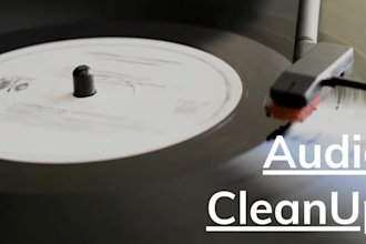 remove background noise and make studio quality clean audio