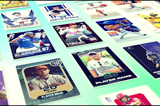 design custom trading cards, sport trading card, sports card