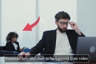 remove unwanted object text logo or people from video vfx