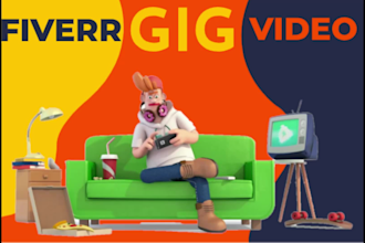 create awesome fiverr gig video to promote your gig