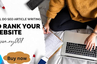 do SEO article writing to rank your website