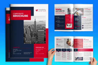 design brochure, company profile, proposal or catalog