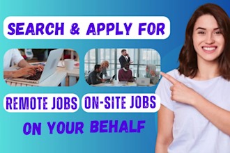 search and apply for jobs on your behalf