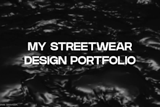 create streetwear clothing graphic tshirt merch in 24 hours