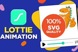 do superb lottie animation for your website or app