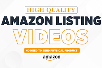 create high quality amazon listing video for your product