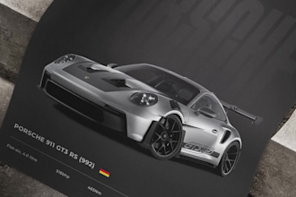 do personalized automotive wall art and posters or car poster