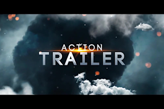create amazing cinematic movie game and short film trailer