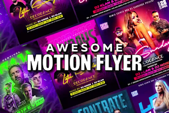 make an awesome motion flyer