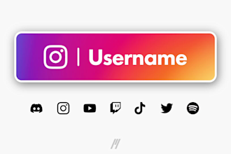 create animated social media and sponsor banner for streaming