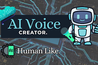 create human like ai voice in american native english