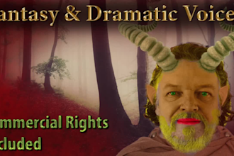 create deep mysterious dramatic fantasy scifi voices