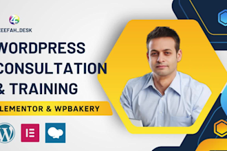 help you learn wordpress, elementor and woocommerce