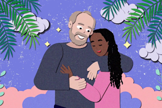 create a paper cut out stop motion animation for you