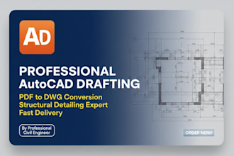 do professional autocad drafting and structural detailing