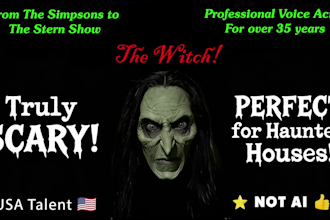 record a truly scary witch voice for any project