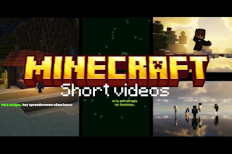 create and edit minecraft shorts, tiktoks, reels