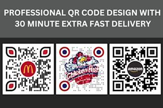 do premium qr code, qr codes generator and qr code design with your logo