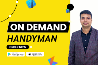 develop handyman app on demand service app home cleaning laundry app taskrabbit