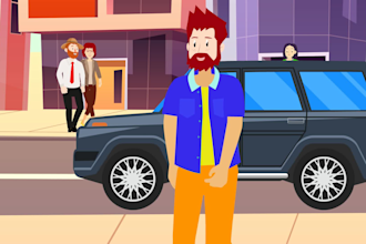 create 2d story animation video
