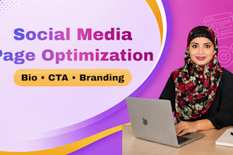 optimize social media profile bio  and branding professionally