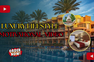 create luxury lifestyle video for youtube channel
